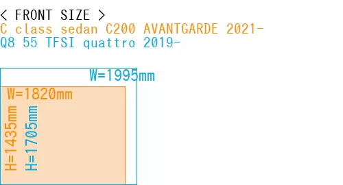 #C class sedan C200 AVANTGARDE 2021- + Q8 55 TFSI quattro 2019-